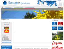 Tablet Screenshot of nassogne.be